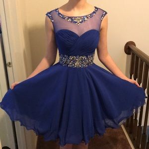 Royal Blue Party Dress